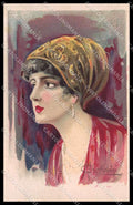 Illustratori Artist Signed Cherubini Lady serie 794-2 cartolina ZG8195 – fronte