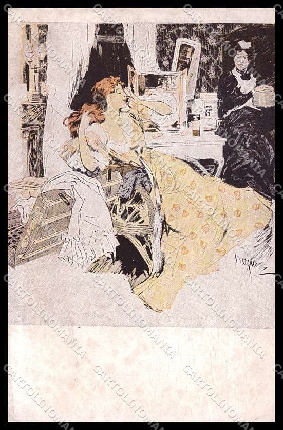 Illustratori Artist Signed Reznicek Lady Jugend serie XV 3 cartolina ZG8210 – fronte