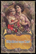 Illustratori Artist Signed Wilhelm Ott Lady Child serie 1 cartolina ZG8216 – fronte