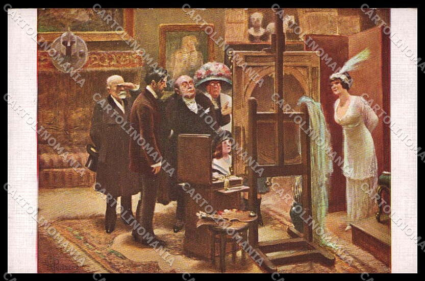 Illustratori Artist Signed Guillaume Lapina serie 676 cartolina ZG8219 – fronte