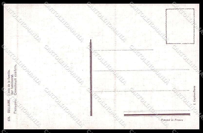 Illustratori Artist Signed Guillaume Lapina serie 676 cartolina ZG8219 – retro