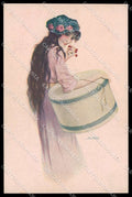 Illustratori Artist Signed Leo Fontan Fashion Lady serie 5019 cartolina ZG8226 – fronte