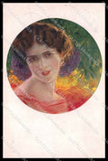 Illustratori Artist Signed Guerzoni Lady serie 10 cartolina ZG8281 – fronte