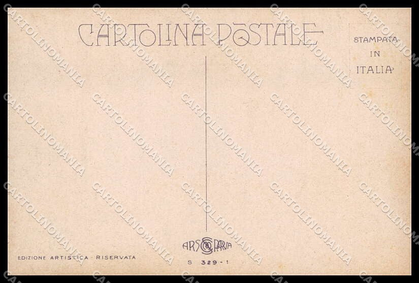 Illustratori Artist Signed Valori Lady serie 329-1 cartolina ZG8283 – retro