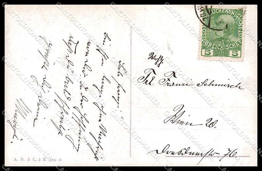 Illustratori Artist Signed Guerzoni Romantic Couple serie 526-6 cartolina ZG8298 – retro
