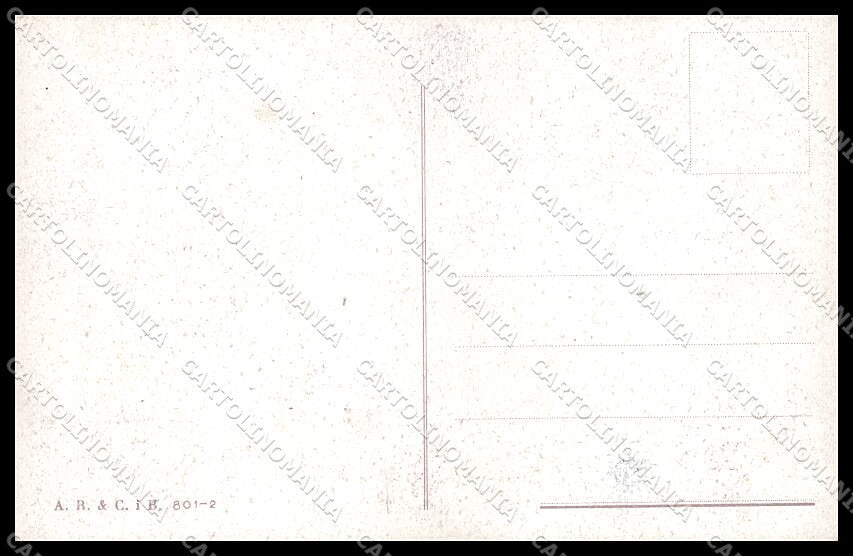 Illustratori Artist Signed Guerzoni Romantic Couple serie 801-2 cartolina ZG8299 – retro