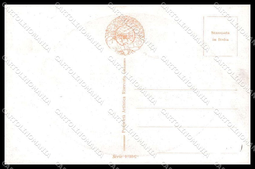 Illustratori Artist Signed Guerzoni Romantic Couple serie 1033-2 pc ZG8310 – retro