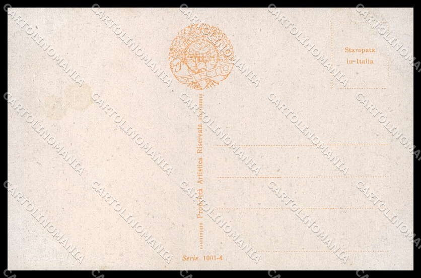 Illustratori Artist Signed Guerzoni Lady serie 1001-4 cartolina ZG8322 – retro