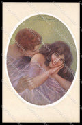 Illustratori Artist Signed Guerzoni Romantic Couple cartolina ZG8333 – fronte