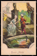 Illustratori Artist Signed Ambart Romantic Couple serie 2553-5 cartolina ZG8338 – fronte