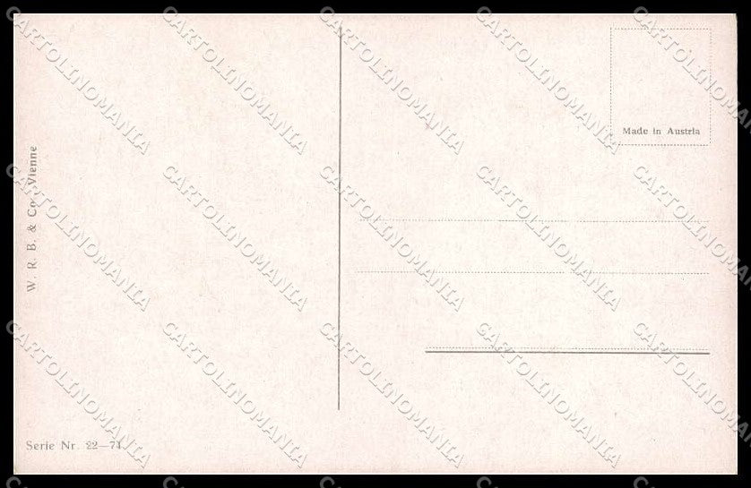 Illustratori Artist Signed R. Schiff Lady serie 22-74 cartolina ZG8353 – retro