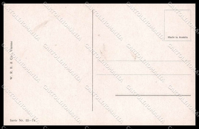 Illustratori Artist Signed R. Schiff Lady Dove serie 22-74 cartolina ZG8354 – retro