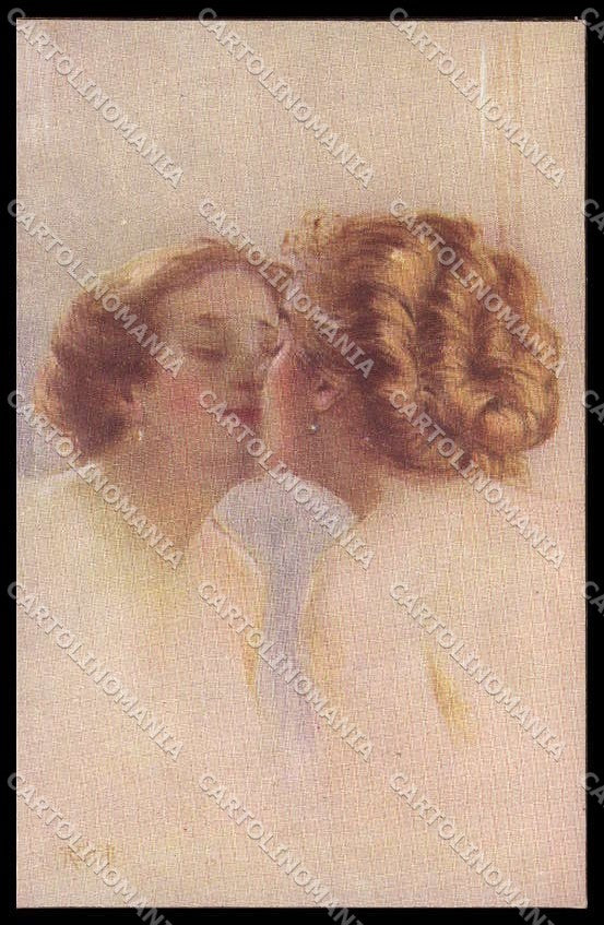 Illustratori Artist Signed R. Schiff Lady serie 22-74 cartolina ZG8355 – fronte