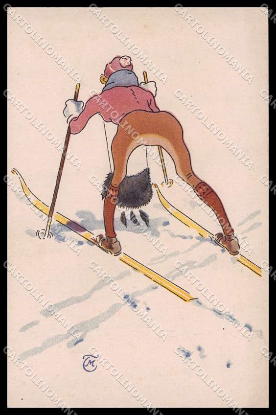 Illustratori Artist Signed TM Man Ski Comic serie 26-VI pc ZG8360 – fronte