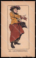 Illustratori Artist Signed H. Jager Lady Hand Painted cartolina ZG8392 – fronte