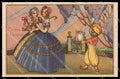Illustratori Artist Signed Luigi Dalmonte Lady Easter serie 520 cartolina ZG8403 – fronte