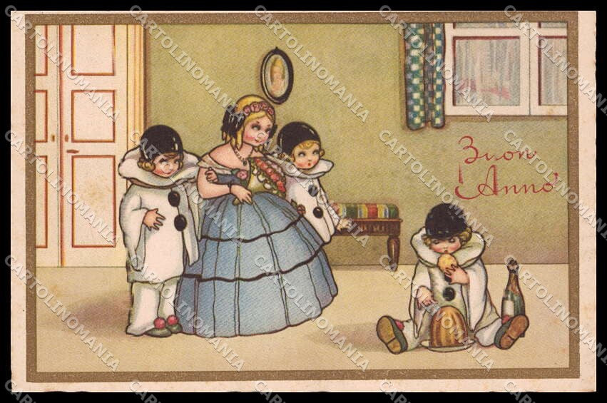 Illustratori Artist Signed Luigi Dalmonte Children serie 533 cartolina ZG8404 – fronte