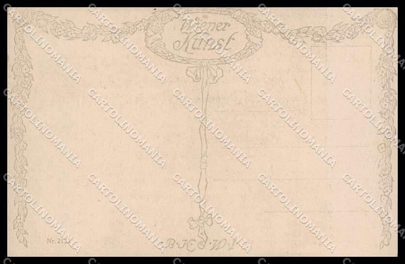 Illustratori Artist Signed Hans Massmann Lady BKWI serie 2133 cartolina ZG8423 – retro