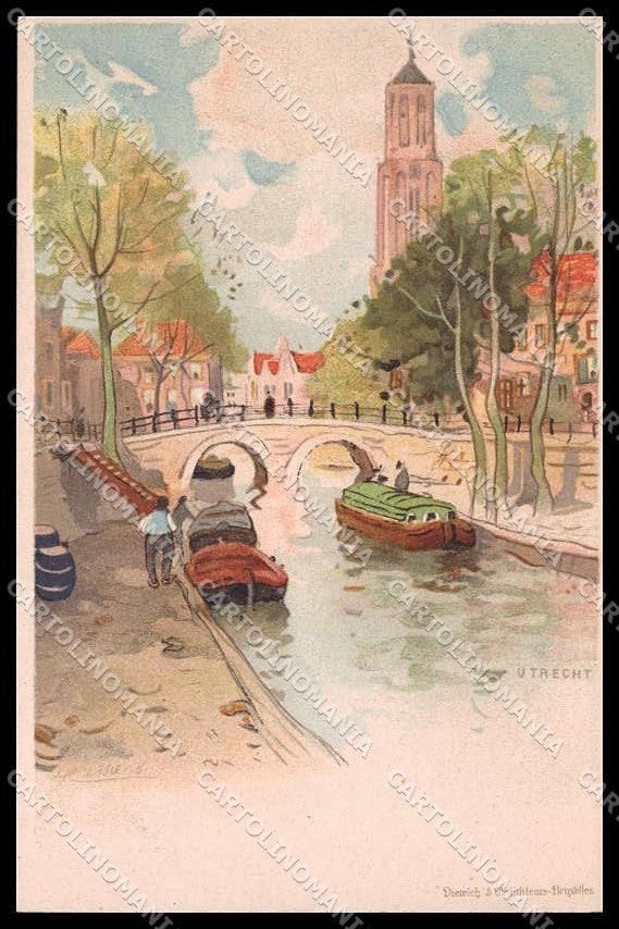 Illustratori Artist Signed H. Cassier Utrecht cartolina ZG8426 – fronte
