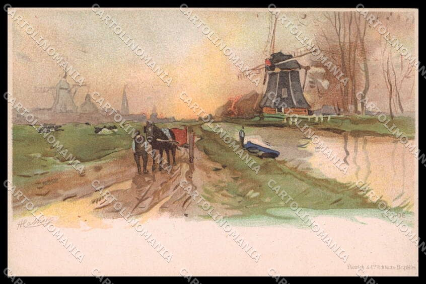 Illustratori Artist Signed H. Cassier Leyde cartolina ZG8428 – fronte