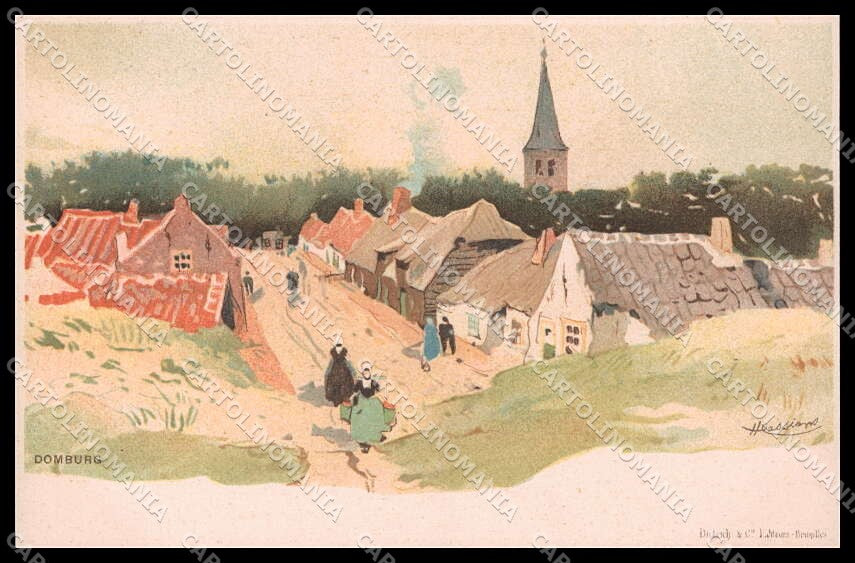 Illustratori Artist Signed H. Cassier Domburg cartolina ZG8429 – fronte