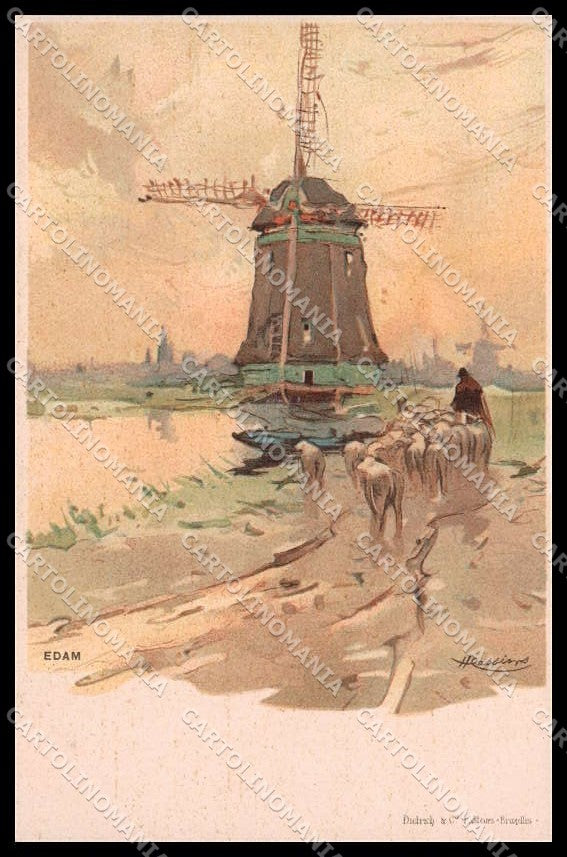 Illustratori Artist Signed H. Cassier Edam cartolina ZG8432 – fronte