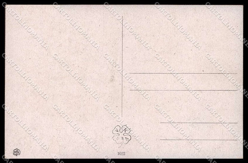 Illustratori Artist Signed C.V. Muttich Lady serie 1022 cartolina ZG8451 – retro
