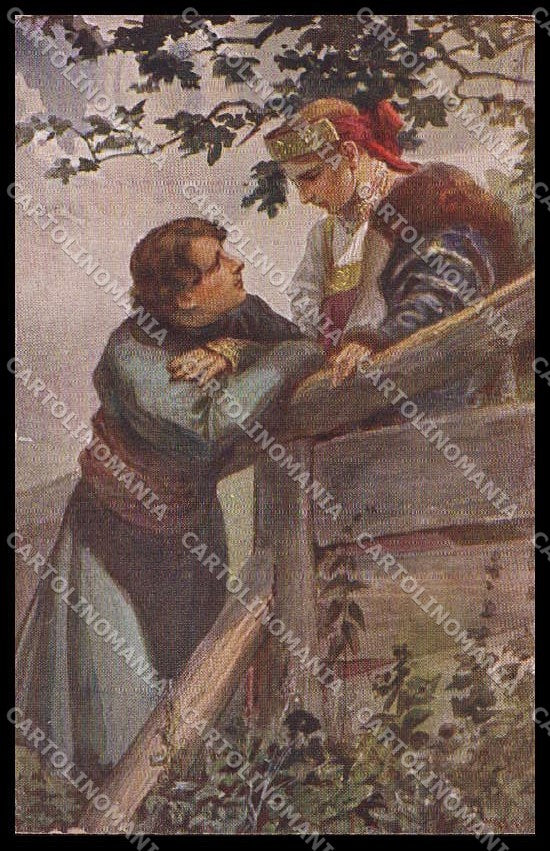 Illustratori Artist Signed Solomko Couple TSN 181 cartolina ZG8458 – fronte
