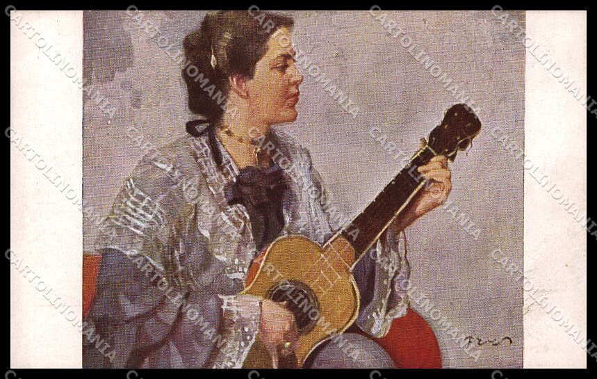 Illustratori Artist Signed Fr. Erler Lady Jugend serie XXIII cartolina ZG8465 – fronte