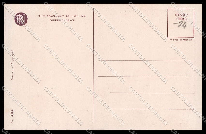 Artist Signed A. J. Dewey Romantic Couple Paper Moon serie 464 cartolina ZG8472 – retro