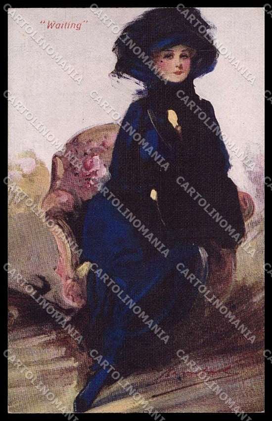 Illustratori Artist Signed Barribal Fashion Lady serie 15644 cartolina ZG8473 – fronte