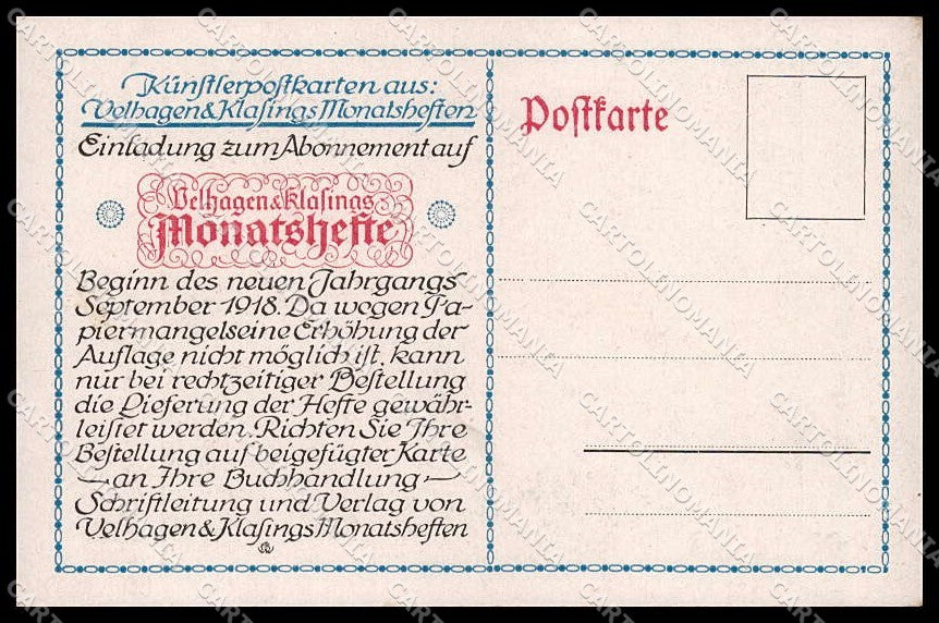 Illustratori Artist Signed Reinhold Koch ? Fashion Lady Monatsheften pc ZG8474 – retro