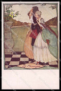 Illustratori Artist Signed Rie Cramer Romantic Couple serie 132 pc ZG8482 – fronte