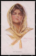 Illustratori Artist Signed Philip Boileau Girl Reinthal serie 2067 pc ZG8510 – fronte