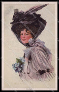 Illustratori Artist Signed Philip Boileau Lady Reinthal cartolina ZG8514 – fronte