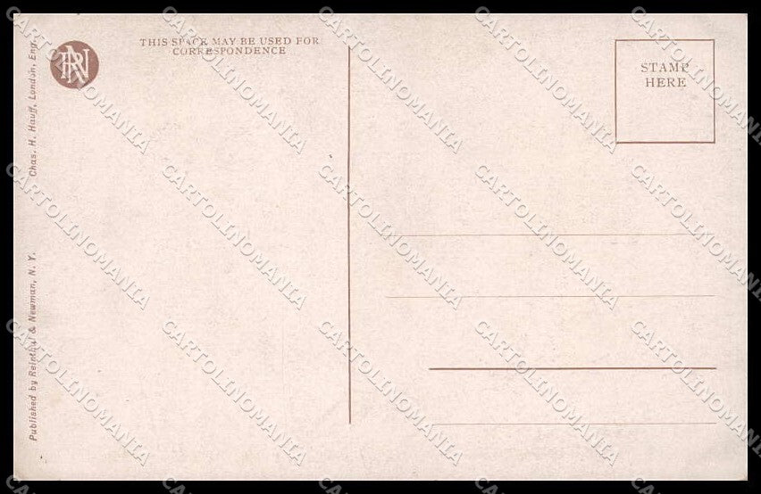Illustratori Artist Signed Philip Boileau Lady Reinthal cartolina ZG8514 – retro