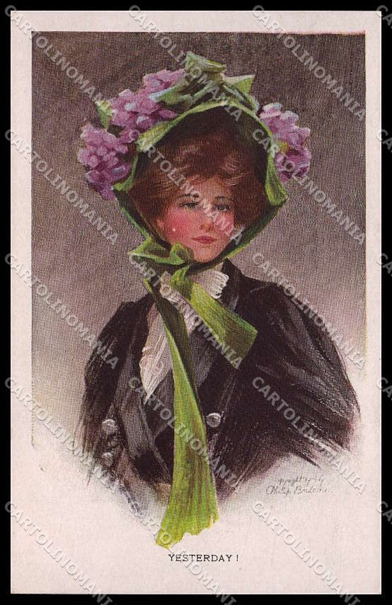 Illustratori Artist Signed Philip Boileau Lady Reinthal serie 2070 pc ZG8515 – fronte