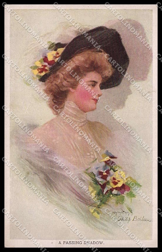 Artist Signed Philip Boileau Lady A Passing Shadow Reinthal pc ZG8517 – fronte