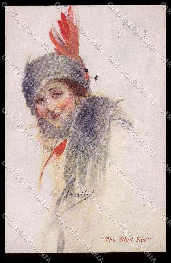 Illustratori Artist Signed Barribal Fashion Lady serie 15644 cartolina ZG8535 – fronte