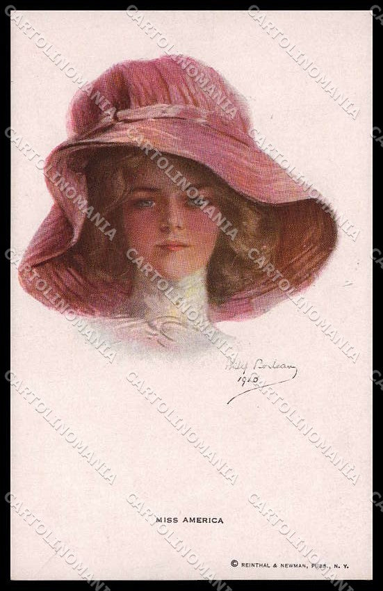 Illustratori Artist Signed Philip Boileau Lady Reinthal serie 208 pc ZG8544 – fronte