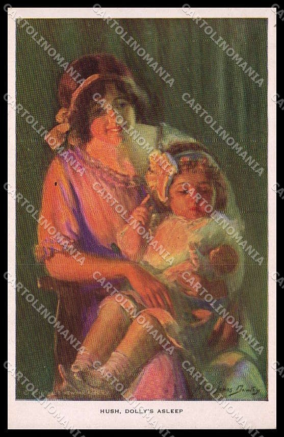 Artist Signed Alfred James Dewey Lady Girl Doll Reinthal serie 453 pc ZG8545 – fronte