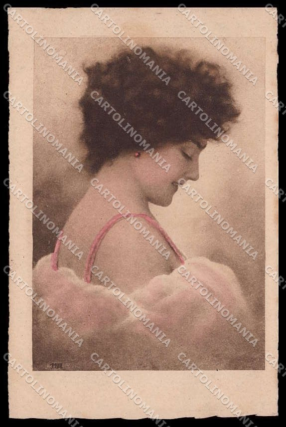 Illustratori Artist Signed Lady Femme Donnina cartolina ZG8548 – fronte