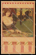 Illustratori Artist Signed Kempf Lady Art Nouveau serie 166-2 cartolina ZG8559 – fronte