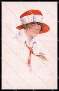 Illustratori Artist Signed Gret Kalous Fashion Lady serie 22-191 pc ZG8572 – fronte