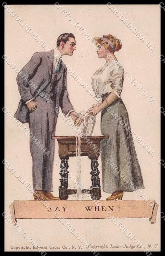 Illustratori Artist Signed Leslie Judge Romantic Couple WRINKLES pc ZG8581 – fronte