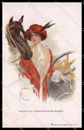 Illustratori Artist Signed B. Tichtman Lady Reinthal 222 WRINKLES pc ZG8583 – fronte