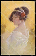 Illustratori Artist Signed W. H. Braun Lady serie VIII-3 cartolina ZG8596 – fronte