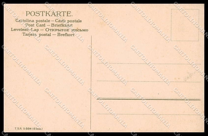 Illustratori Artist Signed Romantic Couple Theo Stroefer serie 684 pc ZG8628 – retro