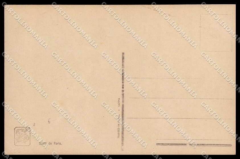 Artist Signed G. HervÃ© Lady Smoker Salon de Paris Lapina 3168 pc ZG8641 – retro