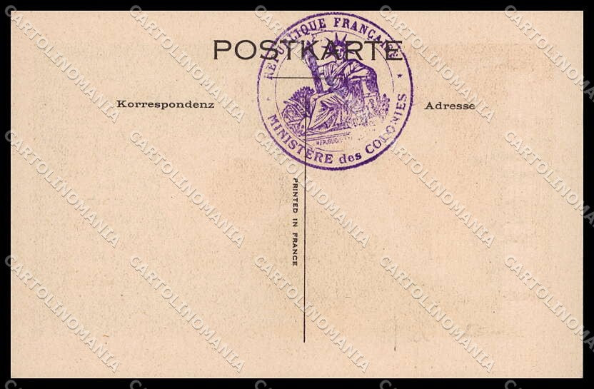 Artist Signed Denneures ? France Koloniale Ausstellung Paris 1931 pc ZG8652 – retro